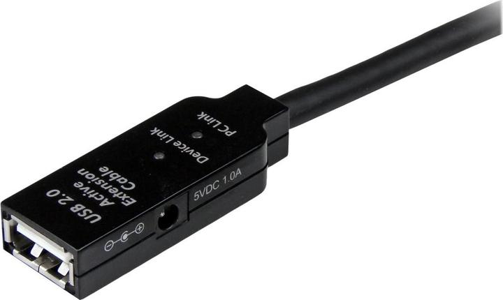 Image du produit StarTech Câble répéteur USB 2.0 de 15 m - Câble d'extension USB actif avec amplificateur de signal - 1 x (15 m, USB 2.0)