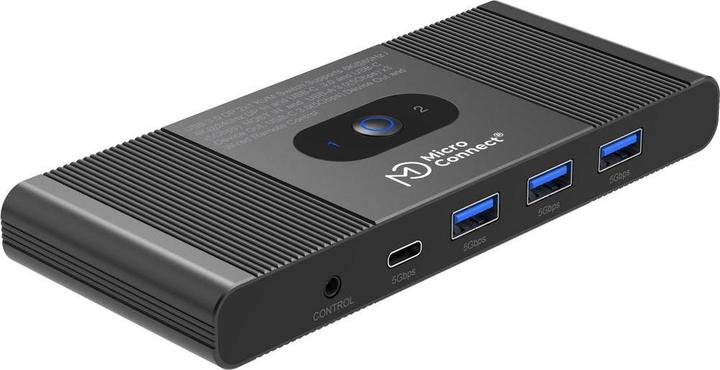 MicroConnect Displayport & USB 2 to 1 way