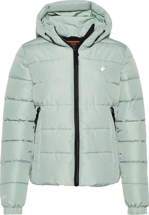 Superdry daunenjacke mit kapuze, damen uperdry pirit port (S)