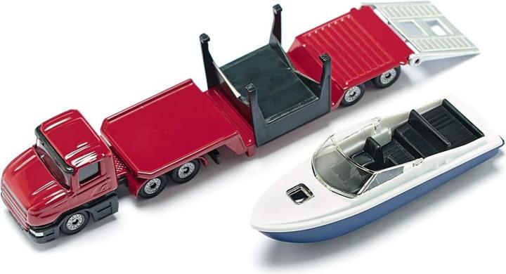 Produktbild Siku Tieflader mit Boot