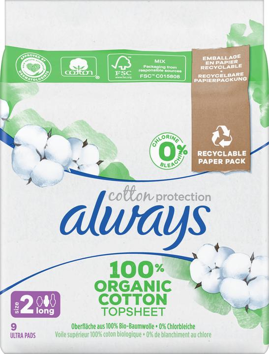 Image du produit Always Protection du coton (9 x, Tampons sanitaires)