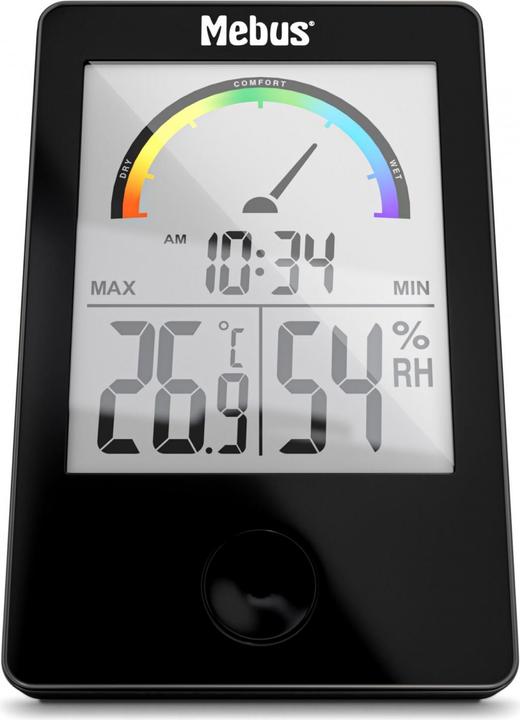 Actual product image Mebus 40929 Thermo-Hygrometer black