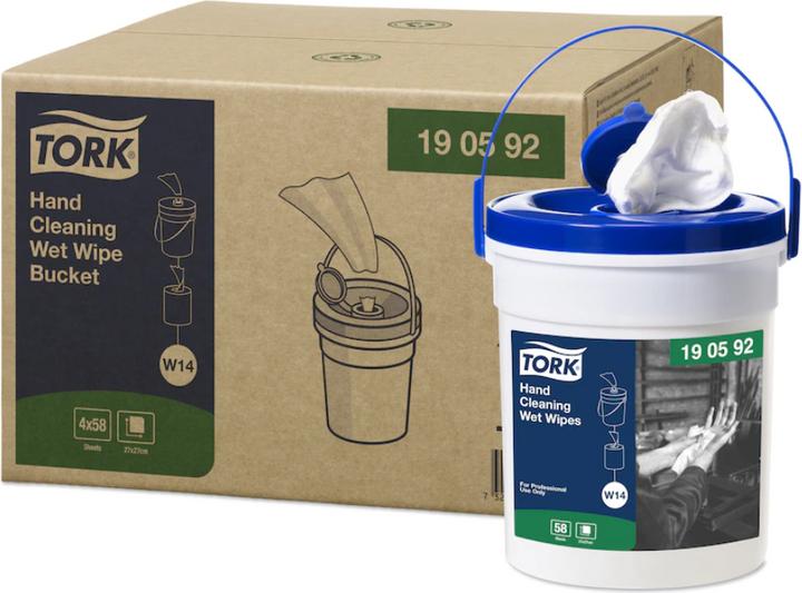 Actual product image Tork moist hand cleaning wipes (190592 Piece)