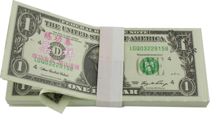 Produktbild JTI Falschgeld - 1 US-Dollar (100 Banknoten) (Geldscheinzähler)