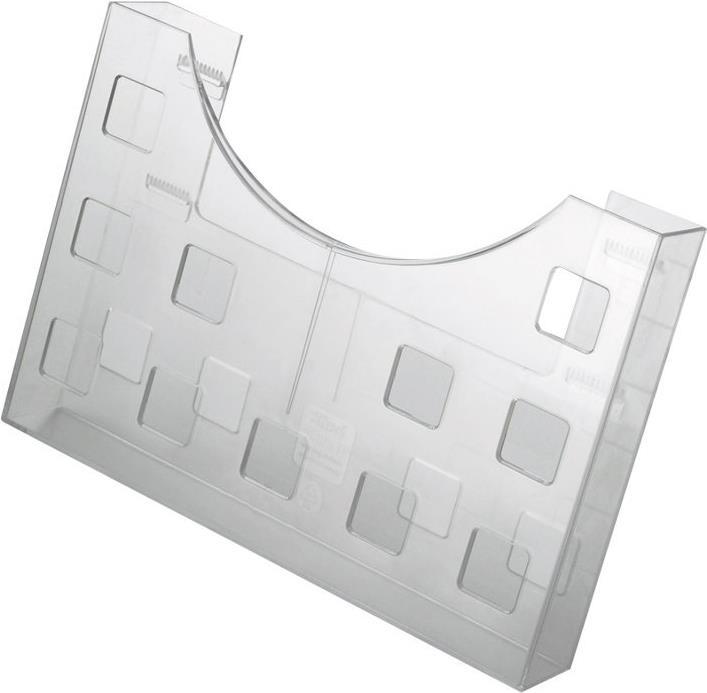 Immagine prodotto Helit Portadepliant, DIN A5 orizzontale-2x DIN A6 verticale grigio-trasparente, per montaggio a parete o (A5)