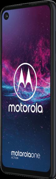 Produktbild Motorola One Action (128 GB, Denim Blue, 6.30", Hybrid Dual SIM, 12 Mpx, 4G)
