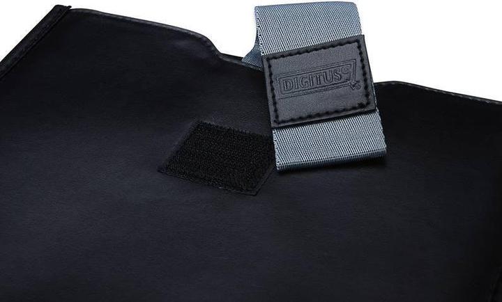 Produktbild Digitus Slim Ledertasche fuer iPad iPad2 iPad3 schwarz mit Gurtband und Klettverschluss (iPad 2010 (1.Gen), iPad 2011 (2. Gen))
