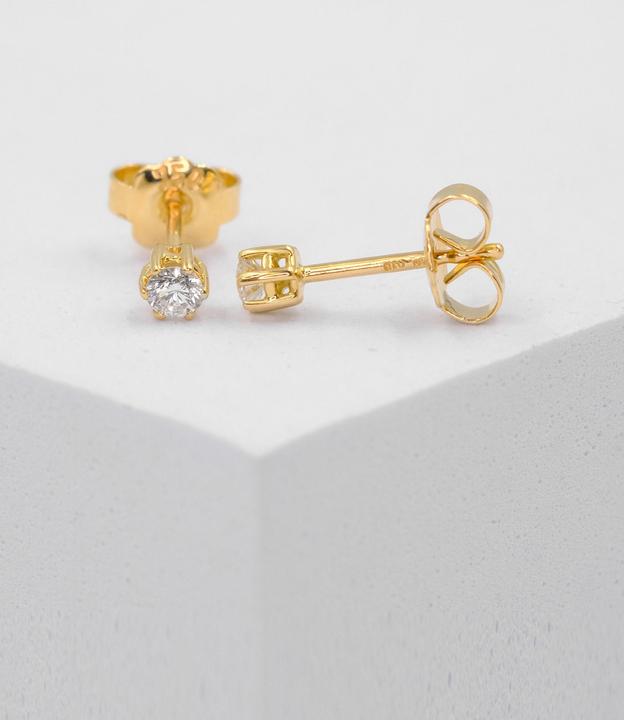 Produktbild Muau Ohrstecker (750/18 K Gelbgold)