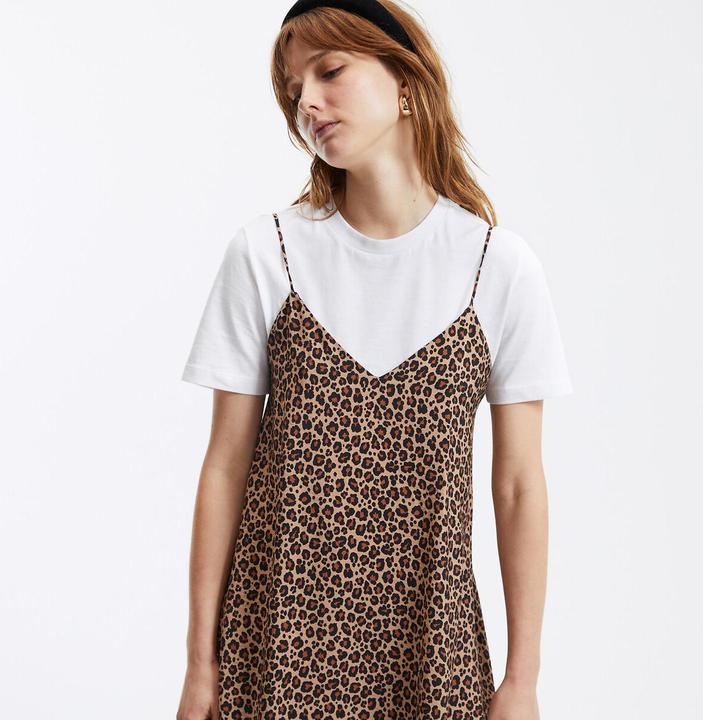 Produktbild La Redoute Collections Maxikleid mit schmalen Trägern und Animalprint (38)