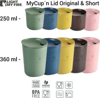 Actual product image Light my Fire MyCup N Lid Original Short Camping Mug