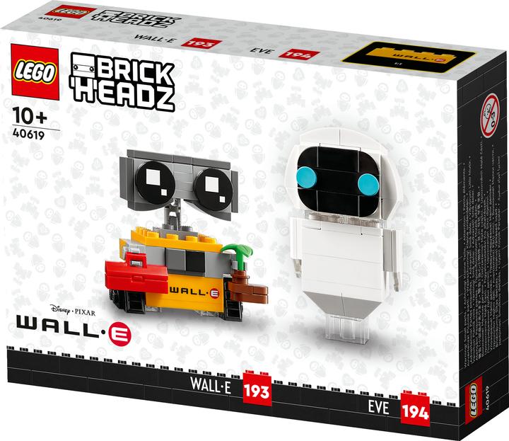 Image du produit LEGO 40619 EVE et WALL-E (40619, LEGO Brickheadz)