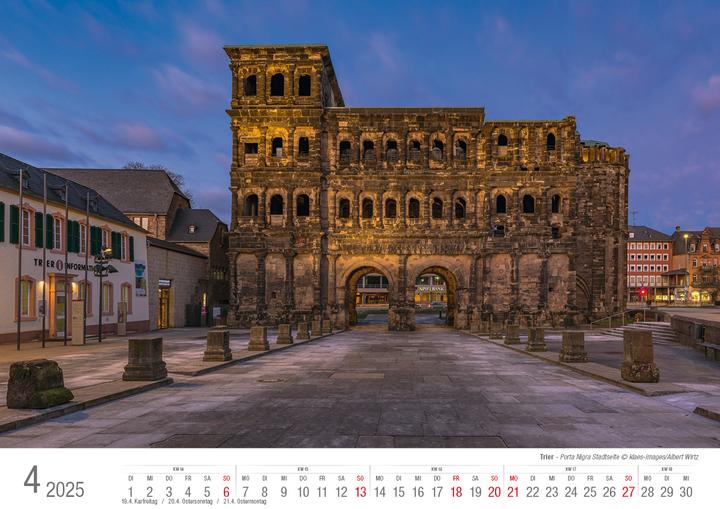 Actual product image Trier 2025 picture calendar A3 spiral binding (A3, Hardcover, German)