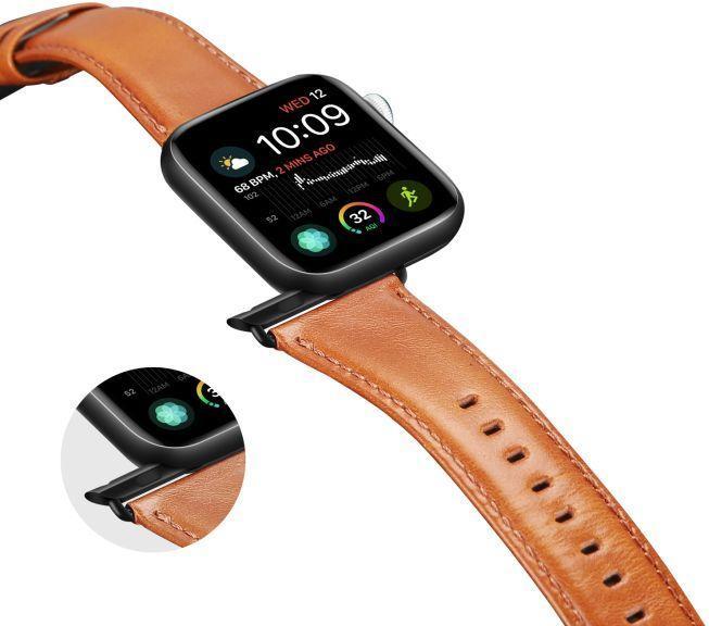 Produktbild Dux Ducis Business Series Echtleder Ersatz Armband (40 mm, 38 mm, 41 mm, Echtleder, Apple Watch Series 2, Apple Watch Series 3, Apple Watch Series 1, Apple Watch Series 4, Apple Watch Series 5, Apple Watch Series 6, Apple Watch Series 7, Apple Watch Series 8, Apple Watch Series 9, Apple Watch SE)