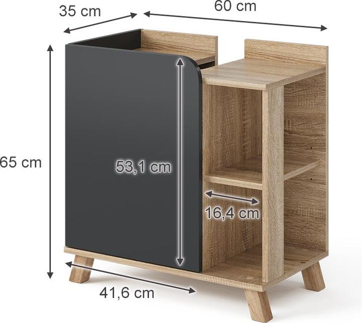Actual product image Vicco Karen (60 x 65 x 35 cm)