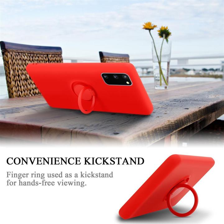 Actual product image Cadorabo TPU Liquid Ring Silicone Case Cover (Samsung Galaxy S20 FE)