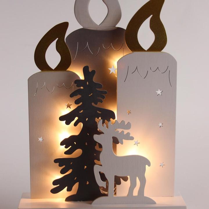 Actual product image FHS Silhouette LED candles 22x6x33 (1 x)