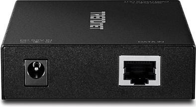 Actual product image Trendnet TPE-117GI Power Injector (Proprietary 48V, Passive 24V PoE-in, 802.3af (PoE), 802.3bt (PoE++), Proprietary 24V, UPOE, 60 W)