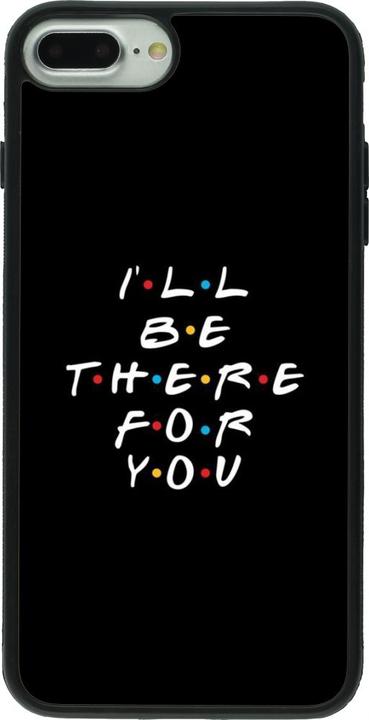 Actual product image PhoneLook Cover silicone black Friends Be there for you (Apple iPhone 7 Plus)