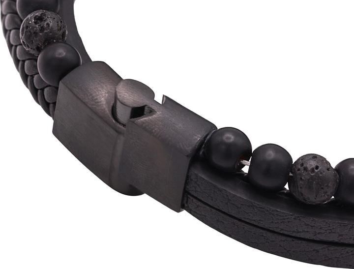 Actual product image Heideman Lino black colours (23 cm, 100% leather)