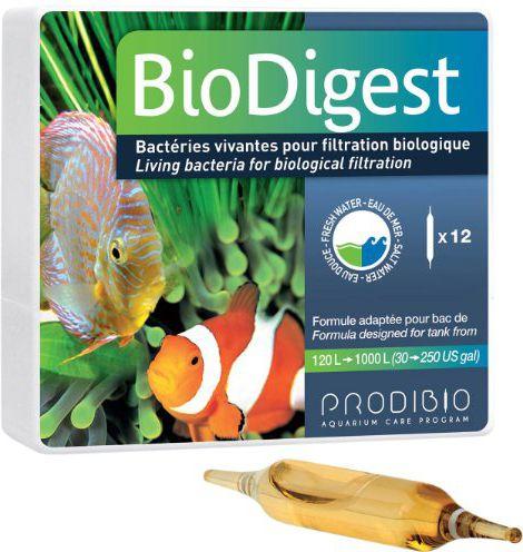 Productafbeelding Prodibio BioDigest 12 ampullen (Aquarium schoonmaken)