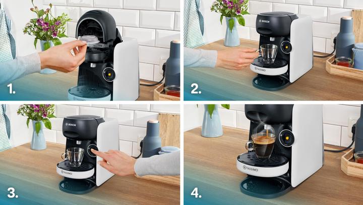 Produktbild Bosch Hausgeräte Kapselmaschine, TASSIMO FINESSE friendly, TAS164E (EU-Stecker)