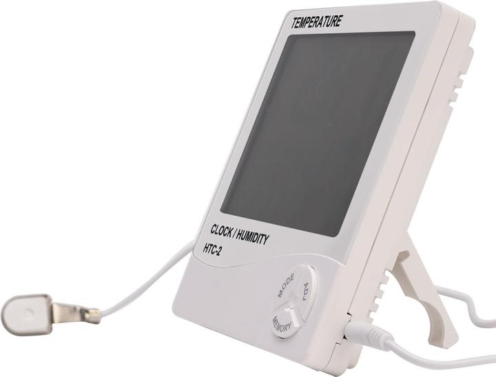 Immagine prodotto Casativo Igrometro e termometro digitali con sensore esterno, orologio e sveglia