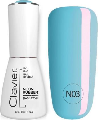 Clavier Luxury Nail Neon Rubber Base N03 10Ml