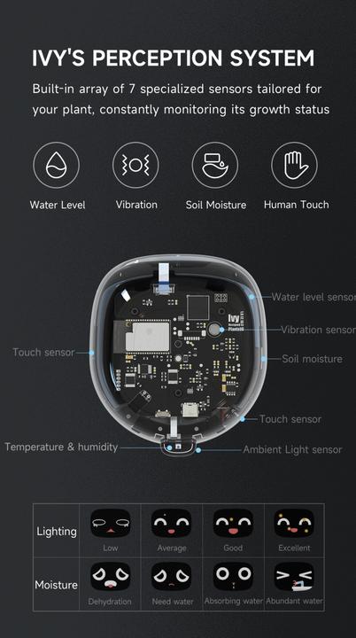 Actual product image Plantsio Ivy Smart Planter