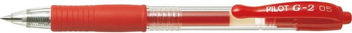 Actual product image Pilot Gel pen G2 05, red (Transparent, Red, 1 x)