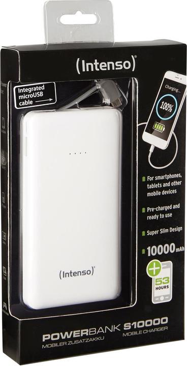 Actual product image Intenso Slim Powerbank S10000 (10000 mAh, 37 Wh)