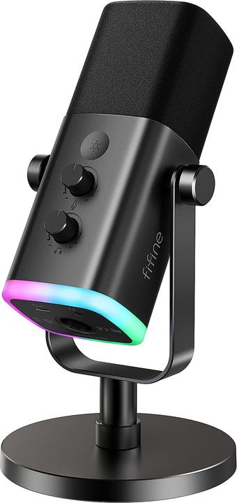 Produktbild Fifine AmpliGame AM8 RGB-Gaming-Mikrofon | Podcasts | Streams | XLR schwarz