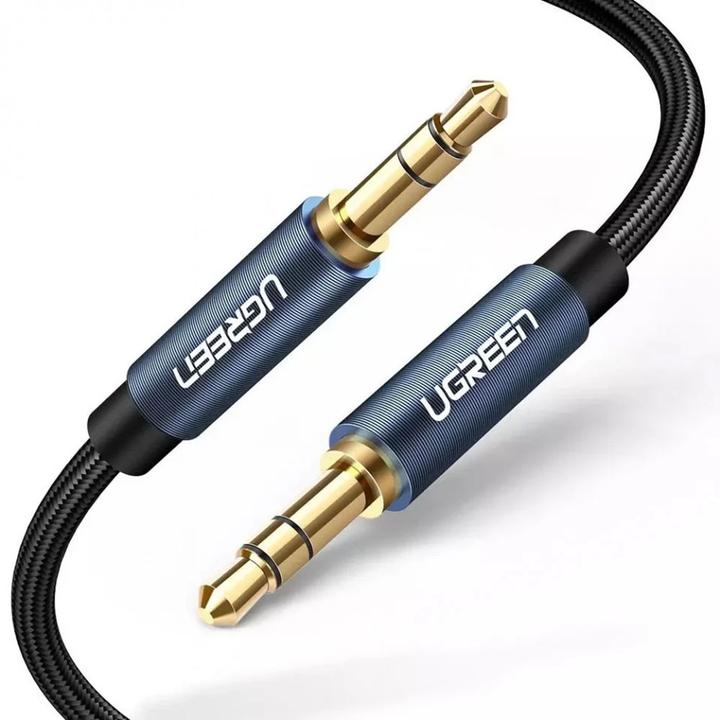 Ugreen AV122 jack cable 3.5mm AUX 2m (blue) (2 m)