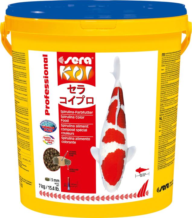 Actual product image Sera Koi Professional Spirulina Colour Food 7 kg (Koi, 21000 ml)