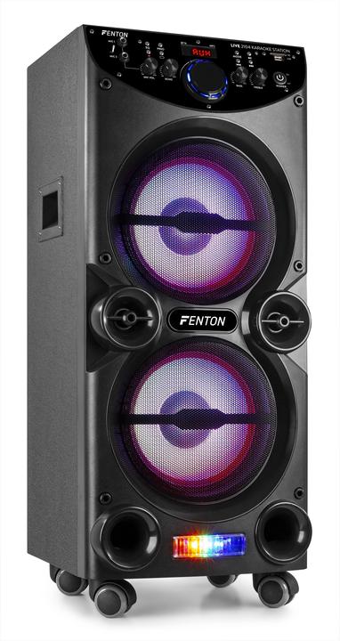 Image du produit Fenton Machine de karaoké Loudspeaker LIVE2104 noire (Actif, 1x 400 W)