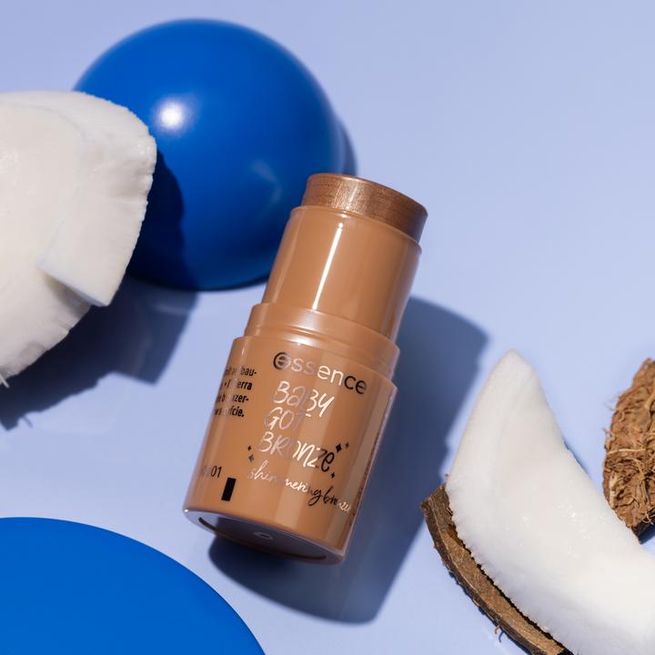 Immagine prodotto essence BABY GOT BRONZE shimmering bronzer (10 Ora d'oro, Bronzer, 5.50 g)