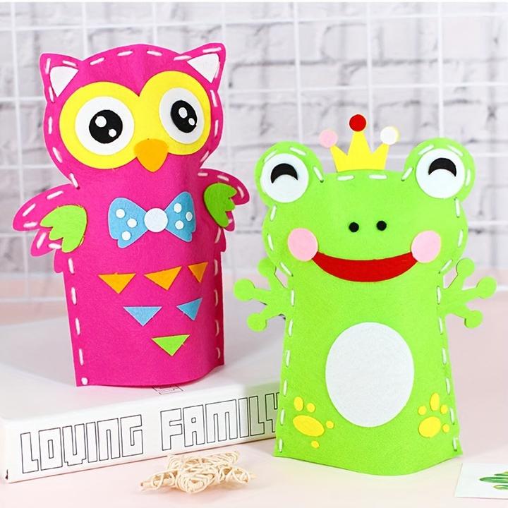 Produktbild Activity Board Kinder DIY Non Woven Handmade Tier, DIY Hand Marionette Tiere, Kunst und Handwerk Hand Spielzeug