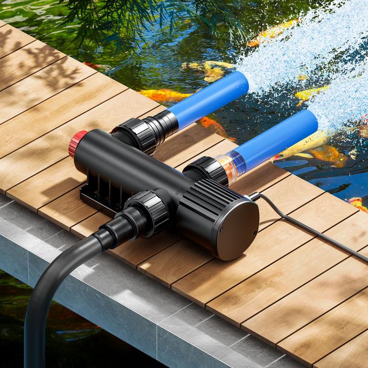 Produktbild SunSun UV-C 1500 l/h 9 W Teichklärer Vorklärgerät Wasserklärer Lichtfilter