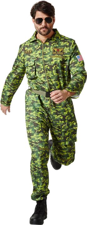 Image du produit tectake Déguisement camouflage pilote d'armée de l'air pour homme (M)