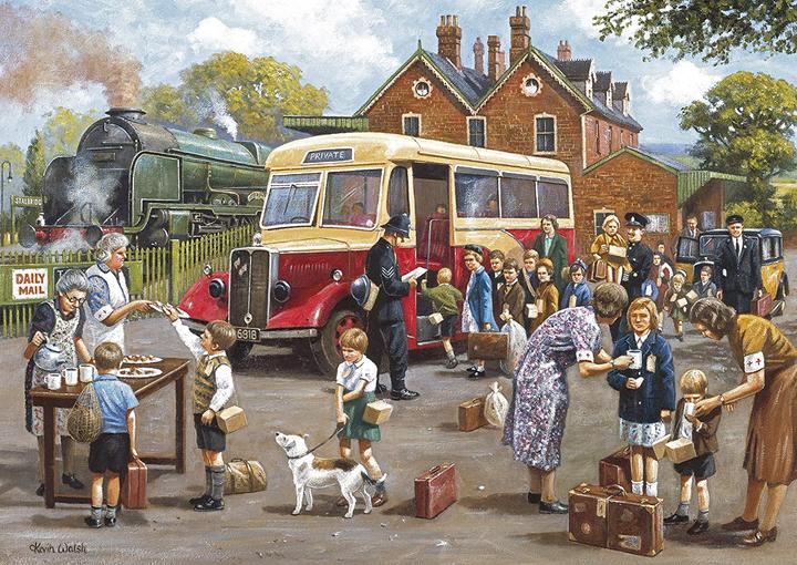 Image du produit Gibsons Puzzle 500 pieces 4 Puzzles - The Evacuees (500 pièces)