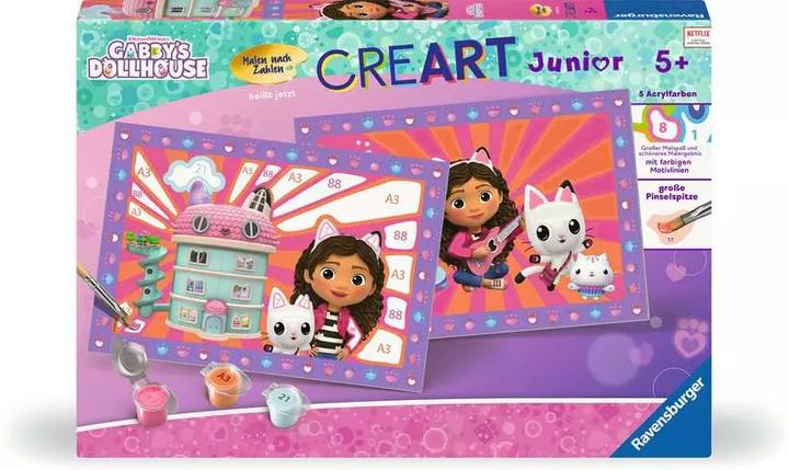 Produktbild Ravensburger Malen nach Zahlen 23754 - Gabby's Dollhouse - Kinder 5 - 7 Jahre