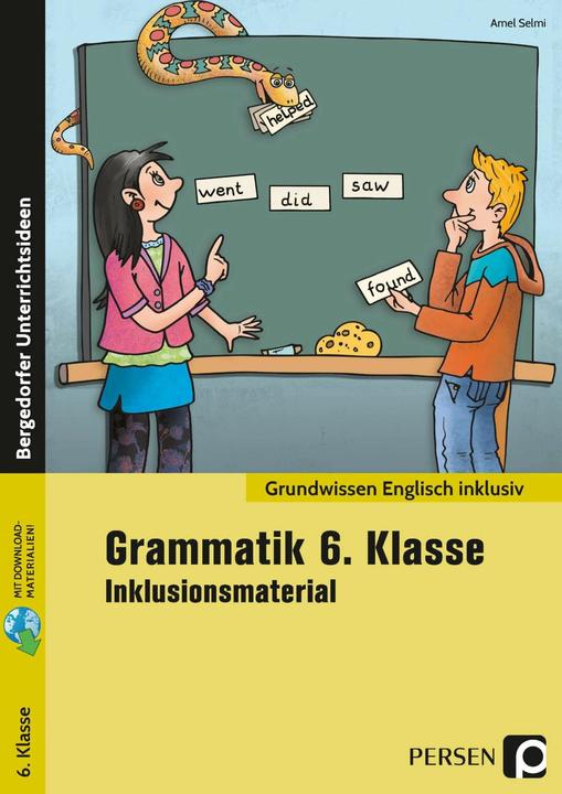 Actual product image Grammar 6th grade - Inclusion material English (German, Amel Selmi, 2022)