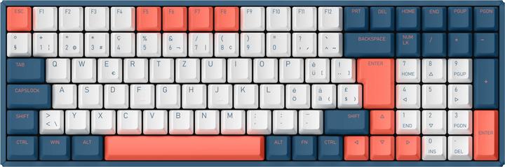 Iqunix F96 Coral (CH, Cable, Wireless)