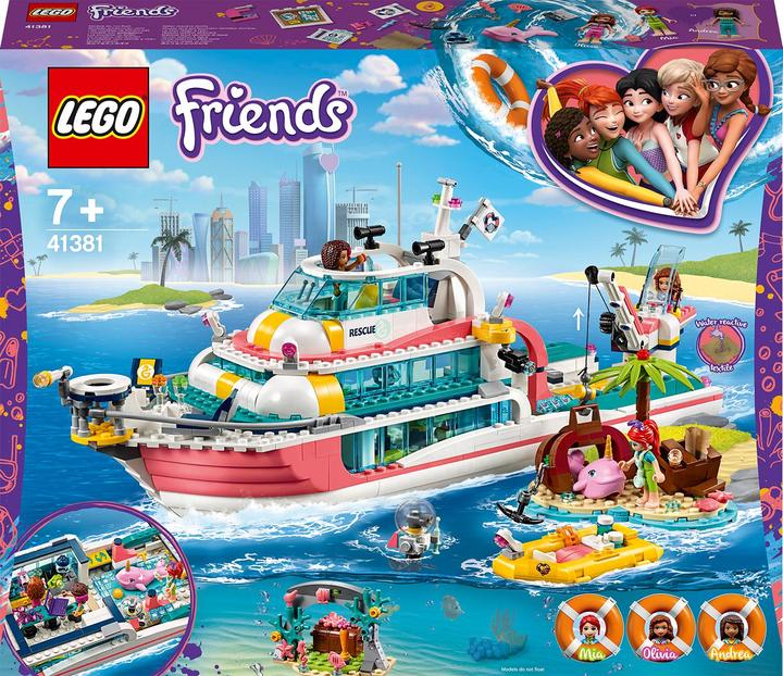 Immagine prodotto LEGO Missione di salvataggio in barca (41381, LEGO Friends)