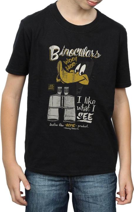 Actual product image Looney Tunes Boys Daffy Duck Binoculars T-Shirt (128)