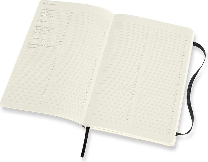 Actual product image Moleskine Professional Notebook L/A5, Soft Cover, Black (A6, Lined, Soft cover)