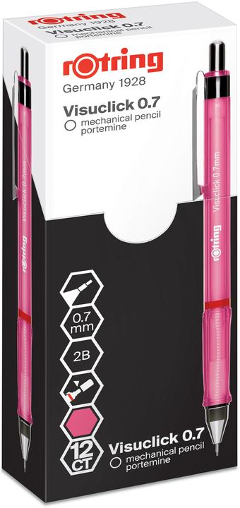 Produktbild Rotring VISUCLICK - Feinminenstift (0.70 mm, 2B, 1 x)