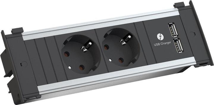 Produktbild Bachmann Kapsa Steckdose Typ F (2 x, CEE 7/3, 2 m)