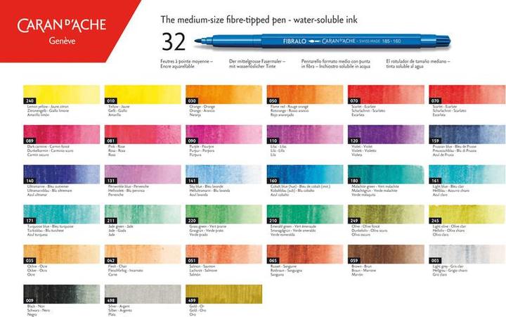 Actual product image Caran d'Ache Fibralo Metallschachtel (Multicoloured, 15 x)
