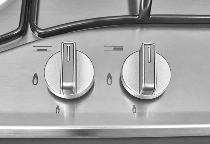 Actual product image Hotpoint PCN 642 T/IX/HAR Stainless steel Built-in hob 60 cm Gas 4 Cooker(s)