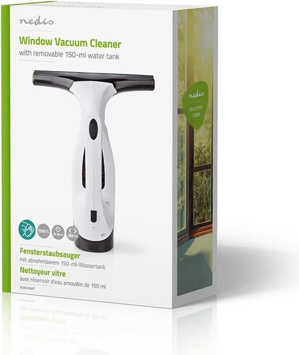 Actual product image Nedis Window Vacuum Cleaner VCWI220WT White